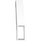 Ekena Millwork 3-in. W x 16-in. D x 16-in. H Burlington Architectural Grade PVC Knee Brace BRCP03X16X16BUR - alternate 3
